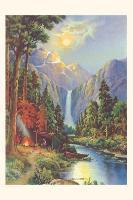 Libro Vintage Journal Camping By A Mountain Stream - Foun...