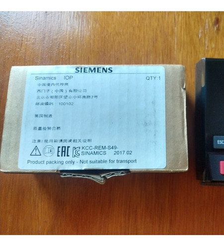 Sinamics Iop 6sl3255-0aa00-4ja1 Siemens (Usado)