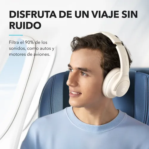 Imagen 1 del producto Audífonos Bluetooth Soundcore Byanker Q20i Cancelación Ruido Blanco