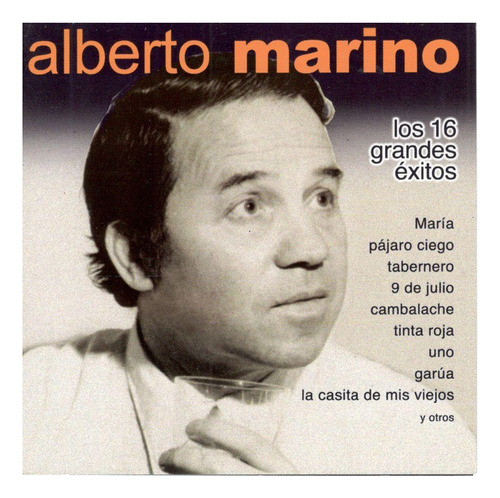 Cd Los 16 Grandes Éxitos De Alberto Marino 