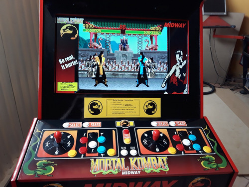 Fliperama Multijogo Tema Mortal Kombat.fabricação Própria