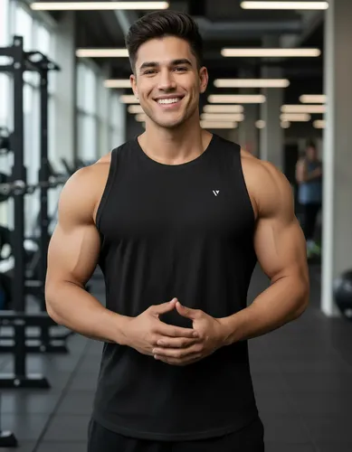 Regata Dry Fit Lisa Camiseta Masculina Academia Treino Voker