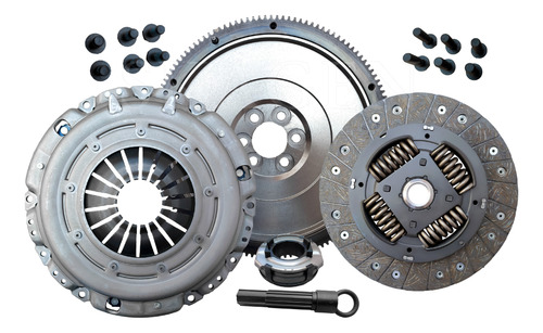 Kit De Clutch Vw Jetta A4 Tdi 1.9 2000 2001 Volante Sólido