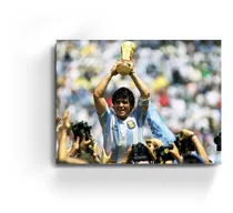 Comprar Cuadros Maradona Mundial Mexico 86 Campeon Marado Pelusa +