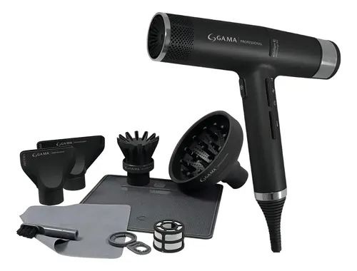 Secador De Cabelo Iq3 Perffeto Black 1600w Preto Gama