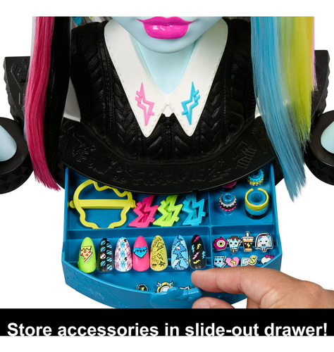 Muñeca Frankie Stein Peinar 65 Accesorios Monster High W.