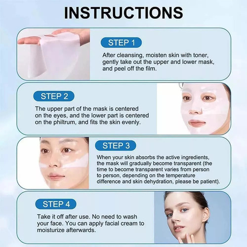Mascarilla Profunda De Colágeno Biodance, 12 Unidades, Hidra