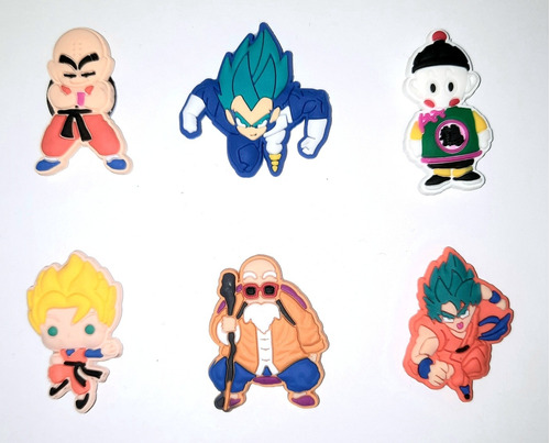 Imanes Para Refrigerador Dragon Ball Z, 6 Unidades