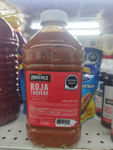 Pack 2 Salsa Roja Taquera 2kg C/u Zaaschila