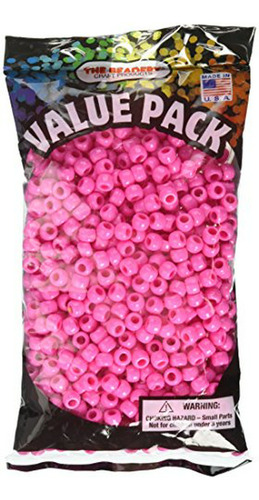 Beadery Bolitas Rosadas De 6x9mm, 900 Uds.