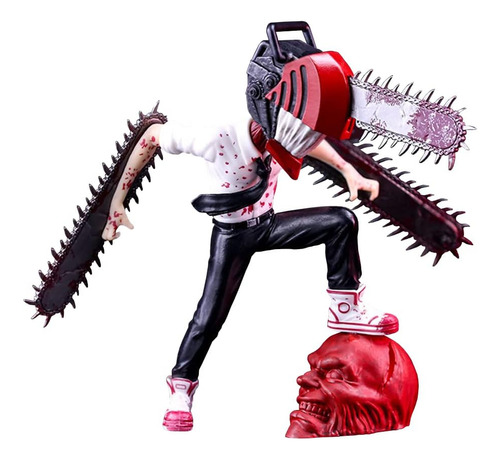 Figura Chainsaw Man Denji Motosierra Pochita Makima Cabeza