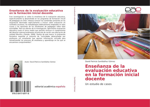 Libro: Enseñanza De La Evaluación Educativa En La Formación