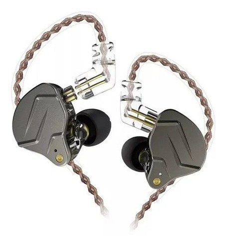 Audifonos In Ear Kz Zsn Pro (gris Sin Microfono)