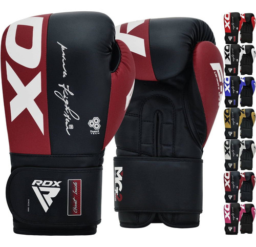 Rdx Guantes De Boxeo Maya Hide Leather Muay Thai Kickboxing.