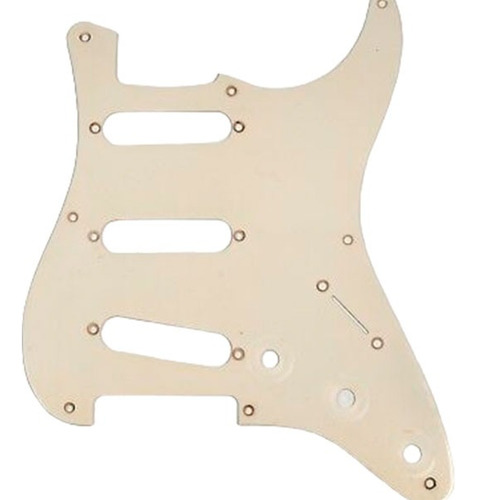 Pickguard Cool Parts Pss01sss Strato Estilo 57 Parchment