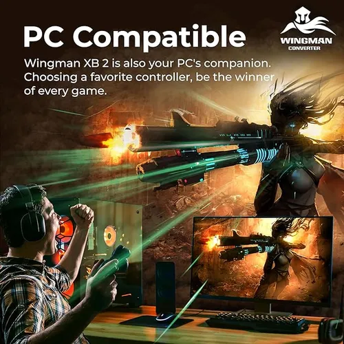 Adaptador De Mando Brook Wingman Xb 2, Inalámbrico, Xbox, Pc