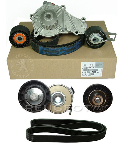 Imagen 1 de 5 de Kit Distribucion + Bomba + Kit Polyv Partner 1.6 Hdi