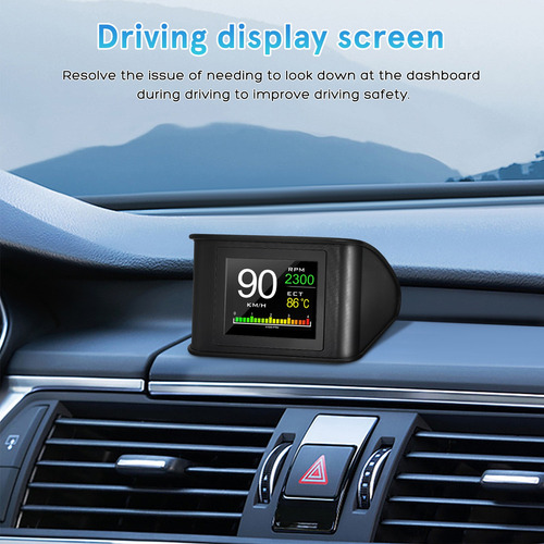 Velocímetro Obd Hud P10 Pantalla Digital Computadora A Bordo