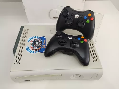 Xbox 360 Destravado Rgh (30 Jogos 2 Controles) - Escorrega o Preço