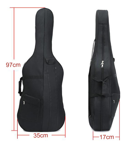 Gig Bag Mochila Para , Tela Oxford, 97cmx35cmx17cm