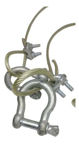 Guaya De Seguridad Con Pernos Para Luces / Cornetas 500 Mts