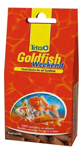 Tetra Goldfish Weekend - For All Goldfish - 10 Palitos - Paq