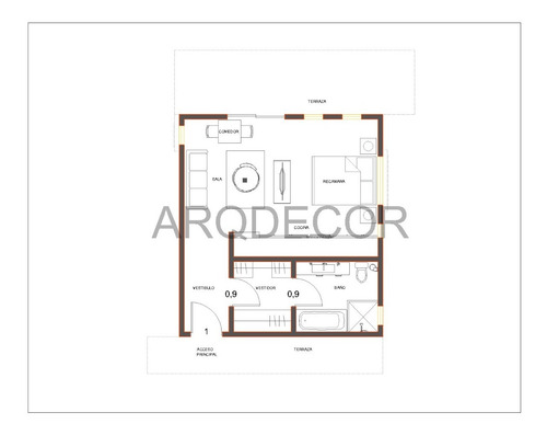 Tiny House Architectural Plans 538 Ft2 / Casa Pequeña Planos