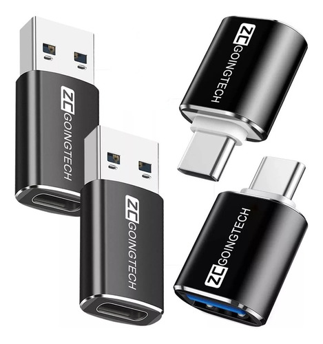 4 Piezas Adaptador Otg Usb Tipo C A Usb 3.0 5gbps