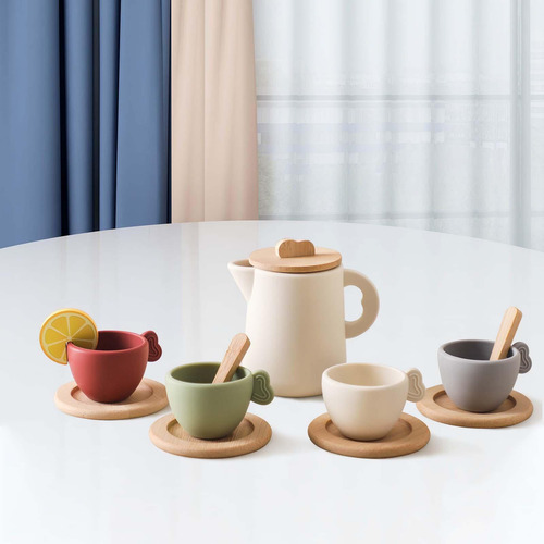 Juego De Té Para Niñas Pequeñas, Hora Del Té Con Base