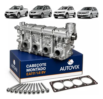 Cabeçote Motor Ea111 1.6 8v Montado Novo Gol Fox Saveiro