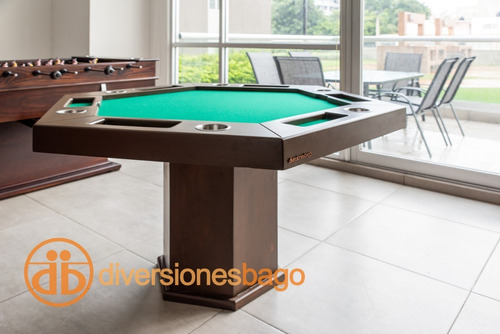 Mesa De Poker O Cartas Hexagonal - Bago