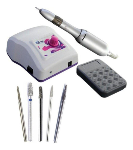 Lb 100 Micromotor Beltec Unhas Gel Podologia Manicure Brocas