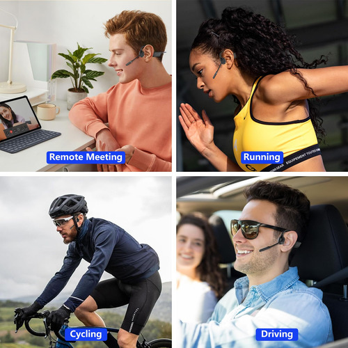 Auriculares De Conducción Ósea Earteana Bluetooth Con Micróf