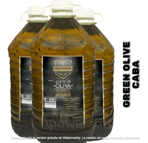 Aceite De Oliva Green Olive 3u X 5lts