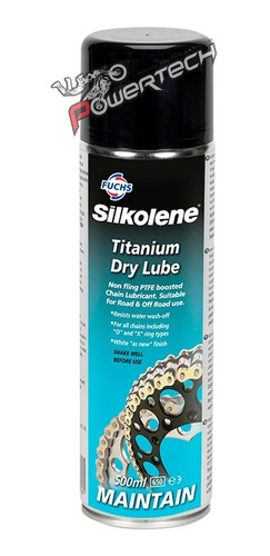 Grasa Lubricante Cadena Silkolene Titanium Formula Seca 500m