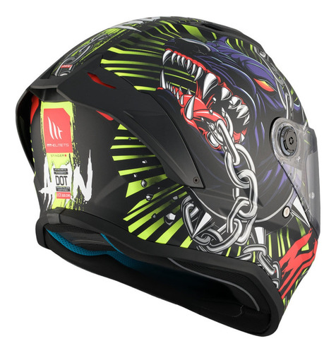 Capacete Moto Mt Helmets Stinger 2 Akin A3 Matt Fosco