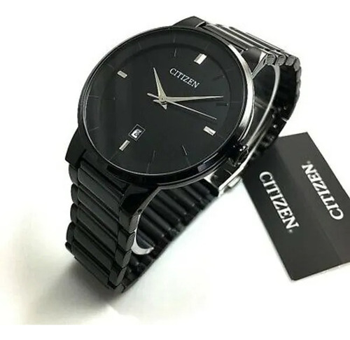 Relógio Citizen Bi5017-50e Analógico Para Homens Preto Preto Preto