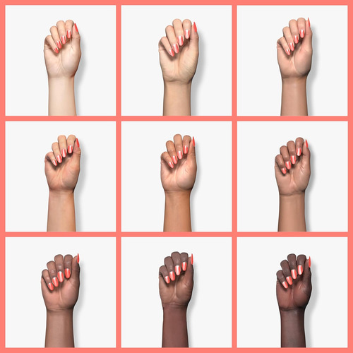 Rarjsm Esmalte De Uñas De Gel Nacarado, Naranja Neón, Carcas