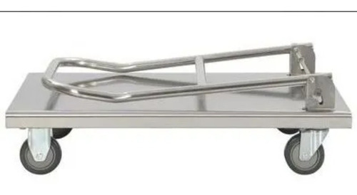 Imagen 2 de 3 de Carretilla Con Plataforma Plegable 600kg Acero Inoxidable