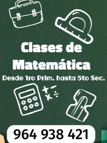 Clases De Matemáticas A Domicilio