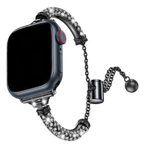 Malla Strass Pulsera Joya Para Apple Watch 42 44 45mm