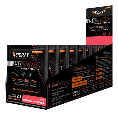 Isotônico Isotonic Reidrat Power Display 20 Un. X 33g