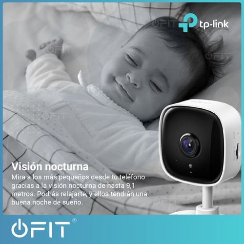 Imagen 6 de 10 de Cámara Ip Wifi Tp Link C100 Full Hd Vision Nocturna