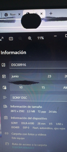 Imagen 10 de 10 de Cámara Semi Profesional Sony.