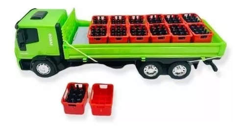 Brinquedo Infantil Divertido Caminhão Iveco Tector Delivery em