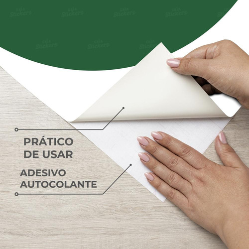 Adesivo Decorativo Ambiente Interno Parede Quarto Tons Verde