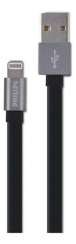 Cable Lightning A Usb Philips 1.2m Negro / Tecnocenter
