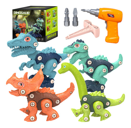 CM-TOP Juguetes De Dinosaurios Para Niños Diy Con Taladro Electrico