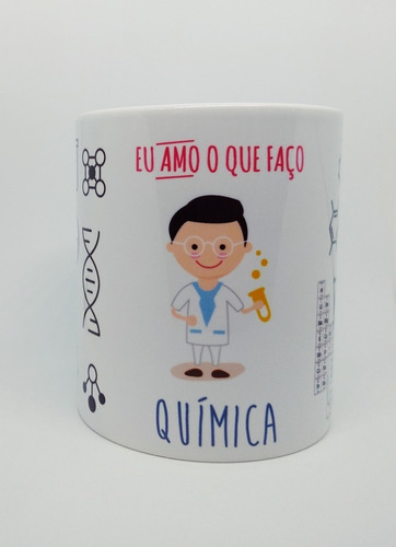 Caneca Personalizada Profissão Química Masculino