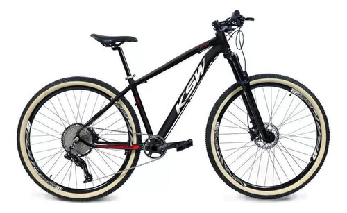 Bicicleta Aro 29 Ksw 9v Freio Hidráulico Trava E K7 11/40